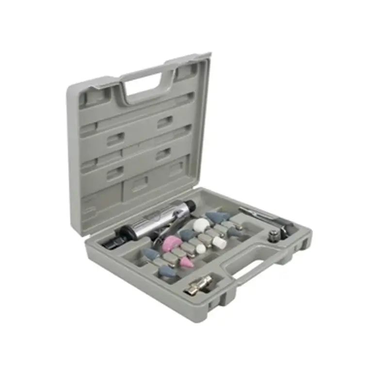 1/4-Inch Pneumatic Die Grinder Kit – 14-Piece Set In Blow-Mold Case 1