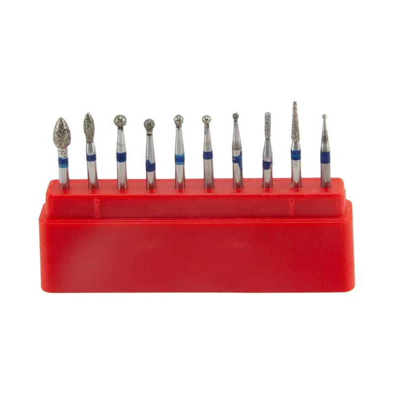 10-Piece Micro Diamond Burr Set With Storage Stand 1