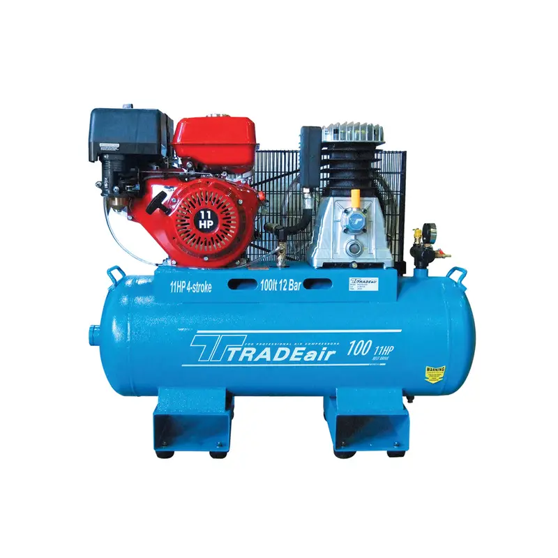 11Hp Petrol-Powered 100L Air Compressor 1