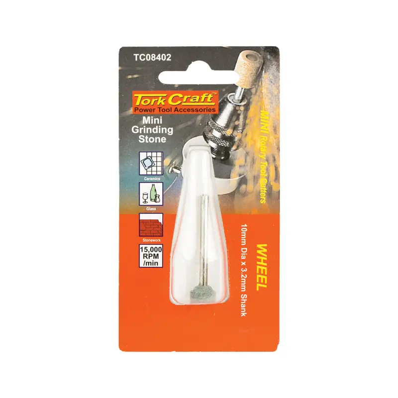 12.7 Mm Wheel-Shaped Mini Grinding Stone – 3.2 Mm Shank 1
