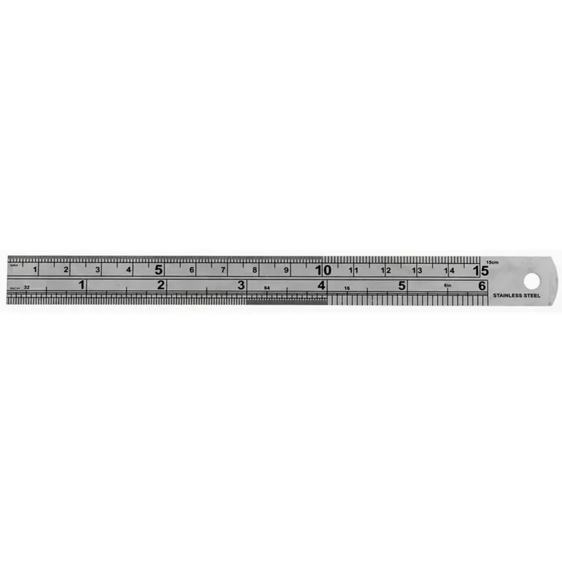 150Mm Precision Stainless Steel Ruler – Dekton Measuring Tool 1