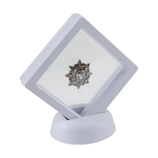 2.75″ × 2.75″ White Acrylic-Framed Membrane Box 1