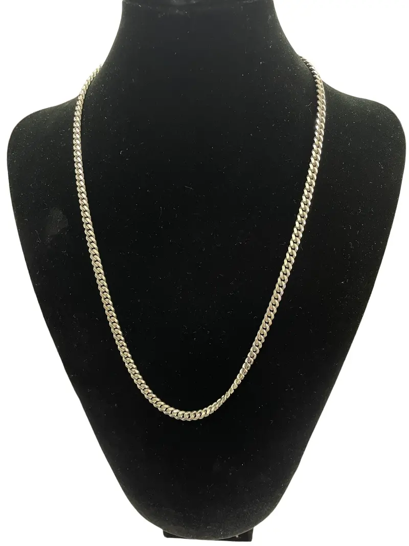 22" Sterling Silver Curb Chain Necklace 1
