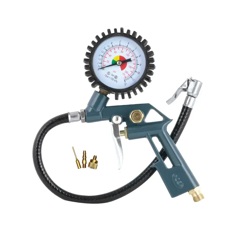 3-Piece Tyre Inflator Gun Kit – Pressure Regulator & Nozzles 1