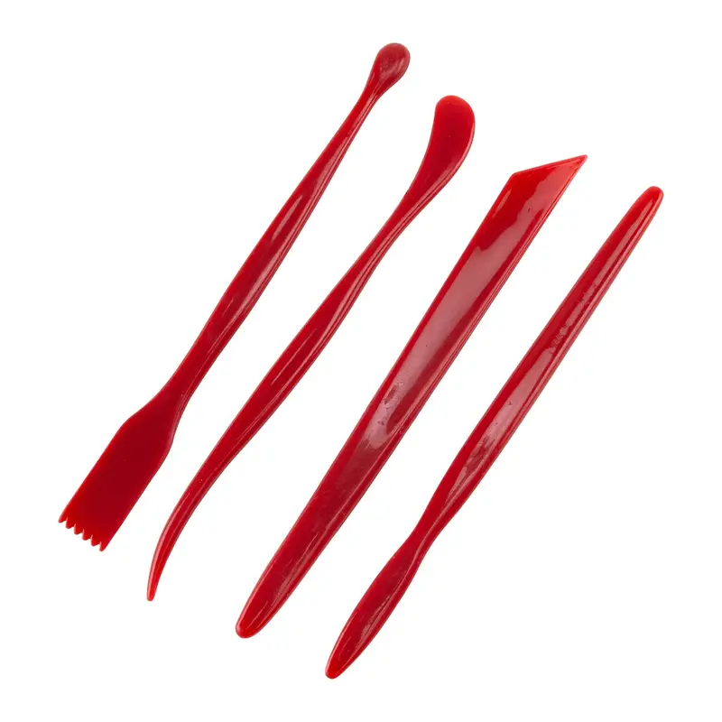 4-Piece Double-Ended Clay Sculpting Tool Kit 1