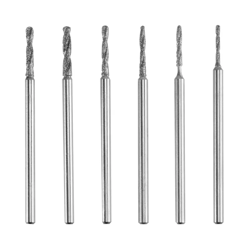 6-Piece Swiss-Made Diamond-Coated Drill Bit Set 1