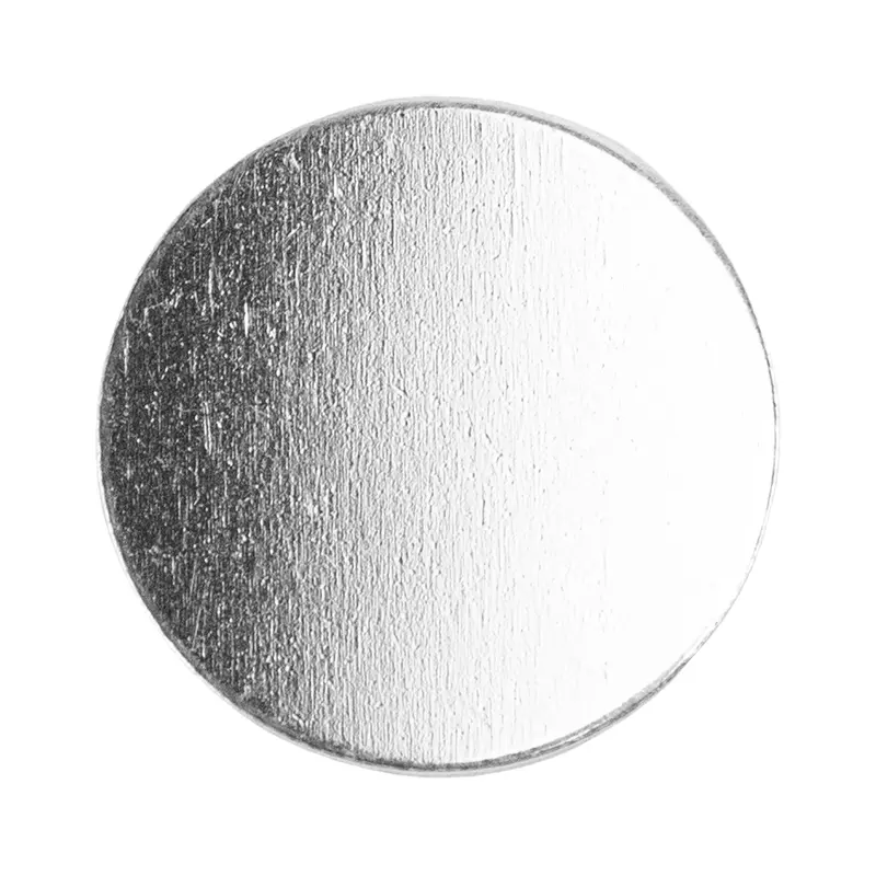 .999 Fine Silver Circle Shape Stamp 1