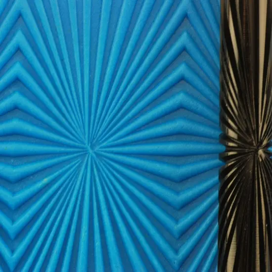 Acrylic Clay Texture Roller – Radiating Starburst Pattern 1