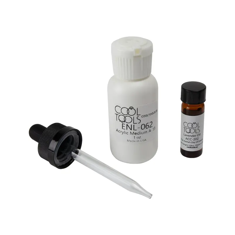 Acrylic Medium Starter Kit With Lavender Shade & Dropper Tool 1