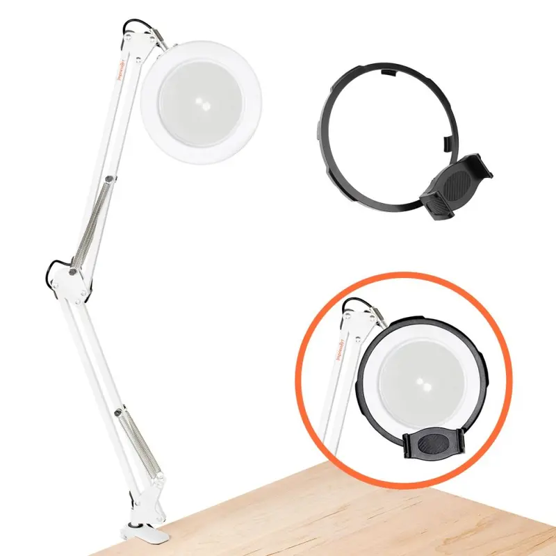 Adjustable Magnifying Ring Light For Precision Craft Work 2