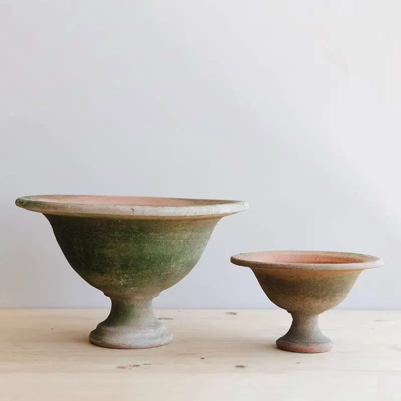 Aged Terracotta Fruit Bowl & Planter 1