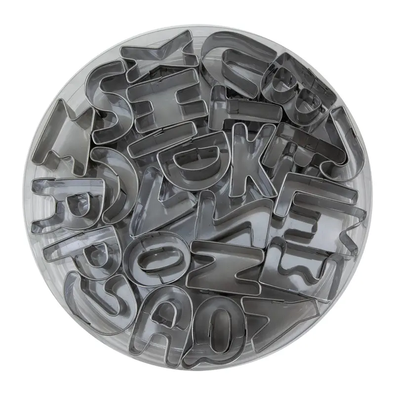Alphabet Shape Cutter Set – Letter Stencils For Metal Clay & Polymer 1