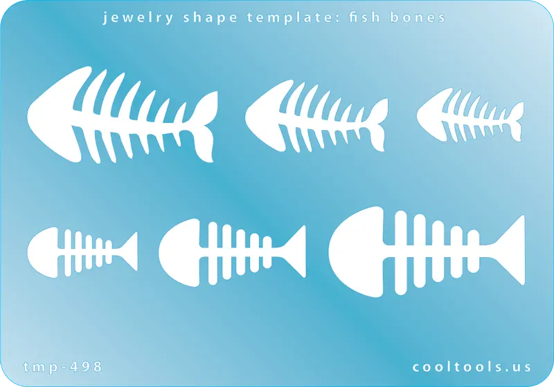 Anatomical Fish Bone Jewelry Template 1