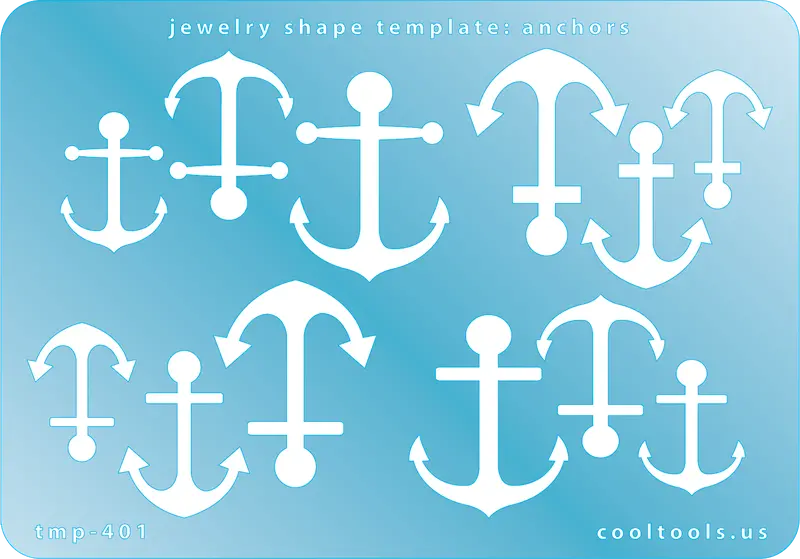 Anchor Jewelry Template For Nautical Symbolism And Maritime Craft Projects 1