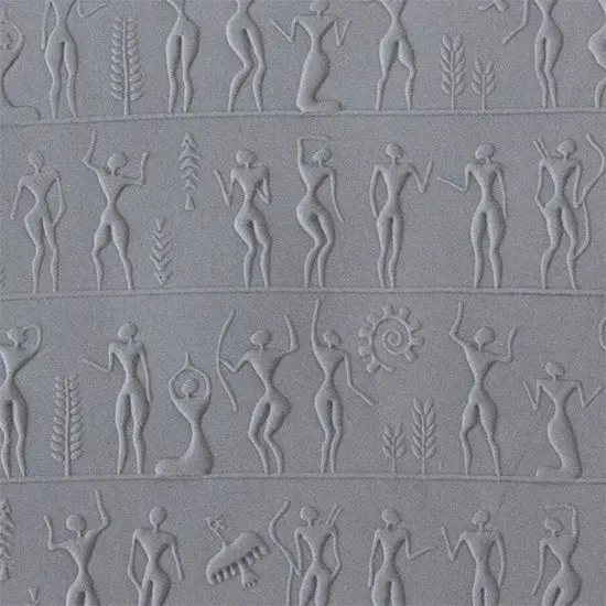 Ancient People Fineline Mega Texture Tile For Detailed Impression Work 1