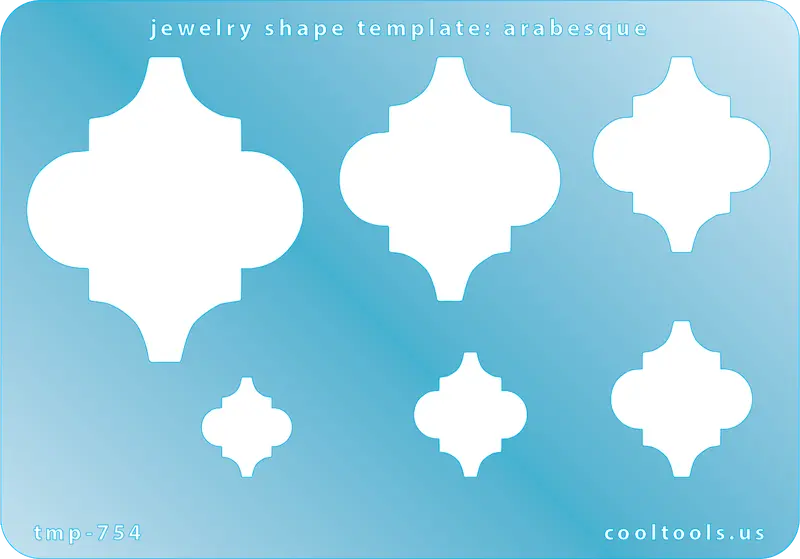 Arabesque Pattern Jewelry Template For Elegant Accents 1