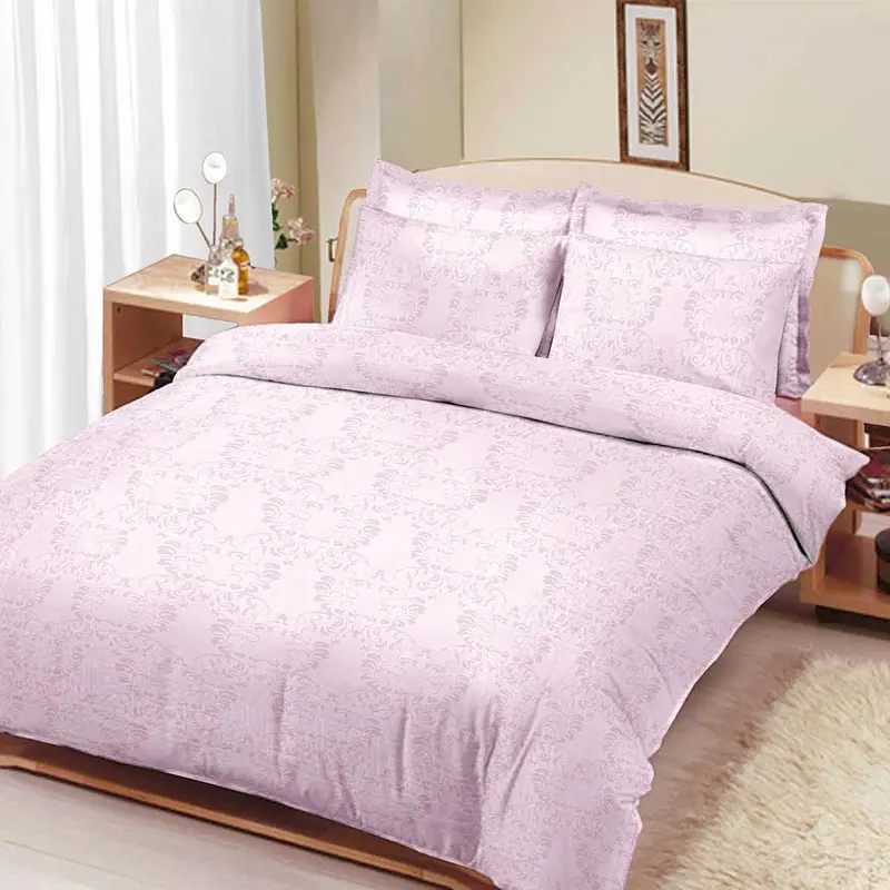 Arc Ennepetal Leaf-Pattern Double Bed Sheet – Sophisticated Nature Motif 1