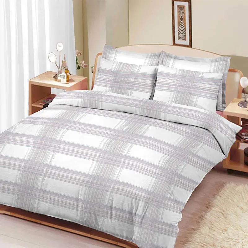 Arc Ennigerloh Stripe Double Bed Sheet – Refined Feeder-Style Design 1