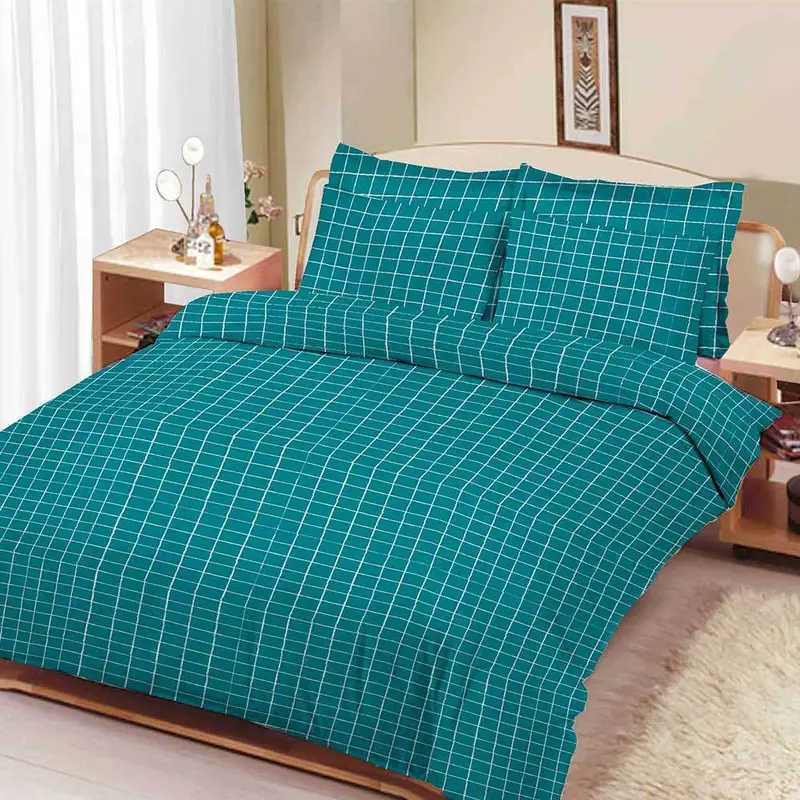 Arc Sousse Double Bed Sheet Set – Minimalist Striped Cotton 1