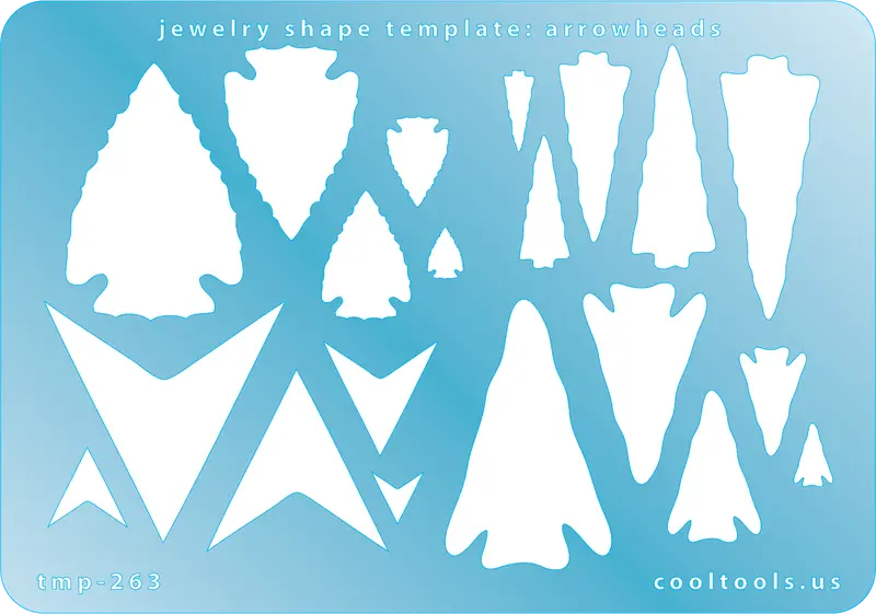Arrowhead Jewelry Template – Bold Geometric Accent Shape 1