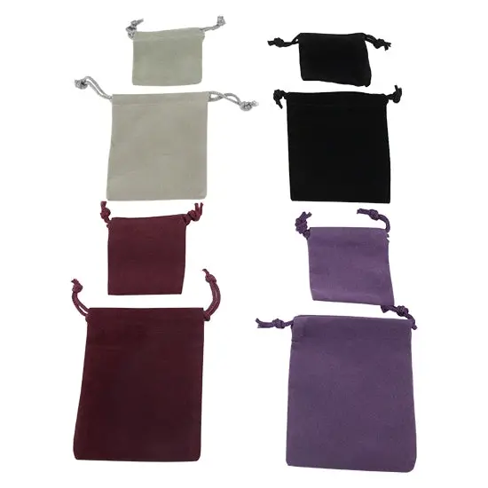 Assorted Velvet Jewelry Pouches – Select Size 1