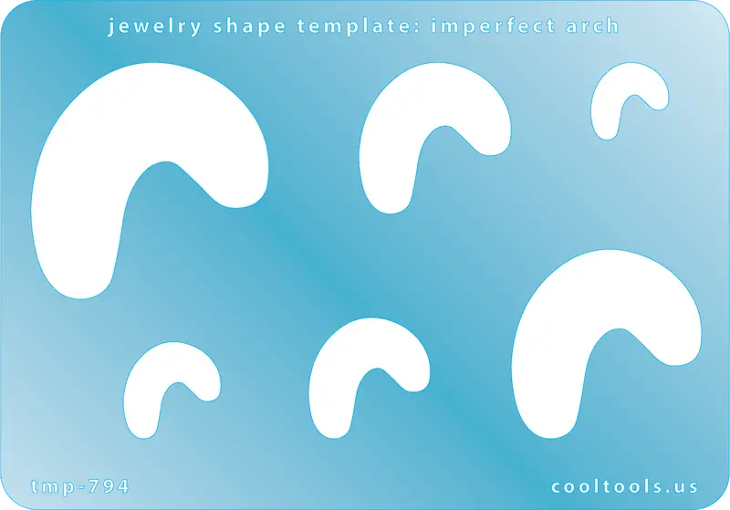 Asymmetrical Imperfect Arch Jewelry Template 1