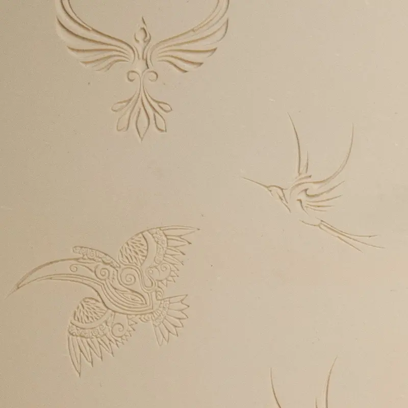 Avian & Mythical Flying Creatures Texture Design For Metalwork 1