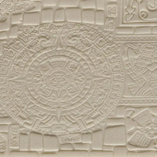 Aztec-Textured Rolling Pin – Handcrafted Polymer Clay Tool For Geometric Patterns 1