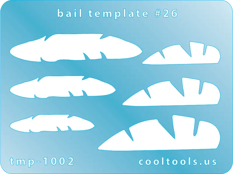 Bail Template #26 – Professional Jewelry-Making Stencil 1
