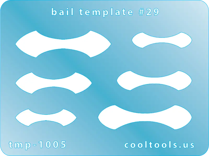 Bail Template #29 – Precision Jewelry Layout Guide 1