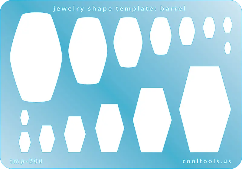 Barrel-Shaped Jewelry Template For Retro Watch And Charm Applications 1