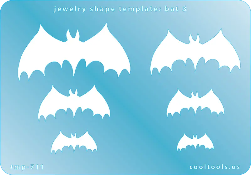 Bat-Inspired Jewelry Template – Design #3 1