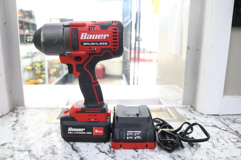 Bauer 2085Cr-B 20V Brushless 1/2-Inch Impact Wrench 1