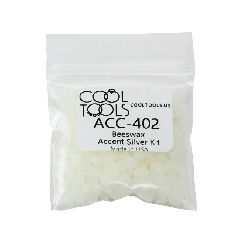 Beeswax Pearls For Accent Silver Kit – Natural, Pre-Portioned 1