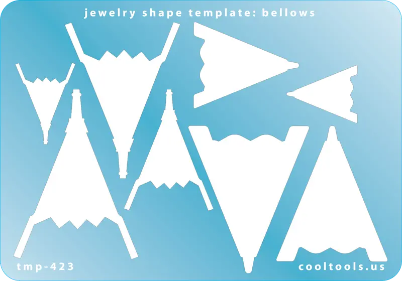 Bellows-Shaped Jewelry Template For Industrial Or Steampunk Styles 1
