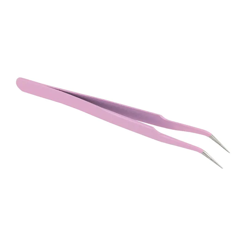 Bent-Tip Stainless Steel Beading Tweezers – High Precision 1