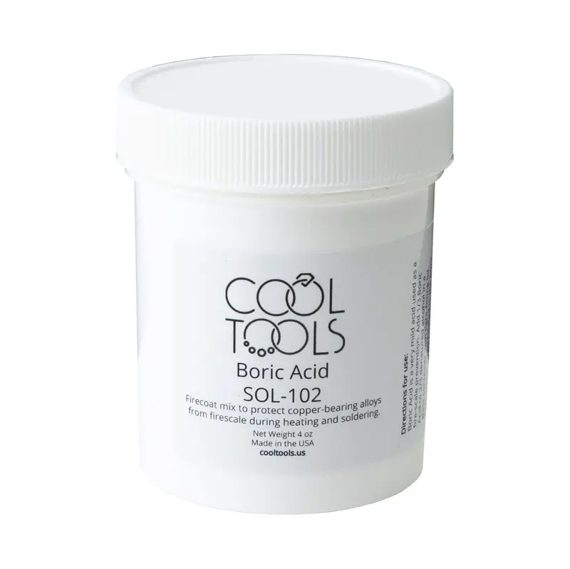 Boric Acid Powder – 4 Oz Essential Jewelry Cleaning & Flux Ingredient 1
