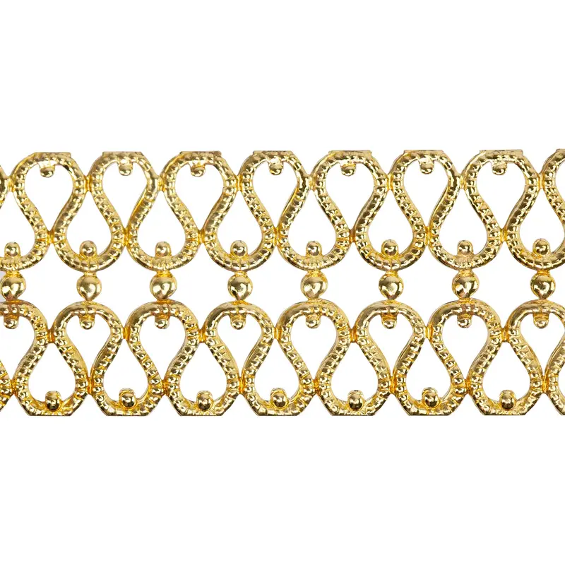 Brass Patterned Wire: Hammered Lacy Filigree, 18-Gauge Dead Soft, 6" Minimum 1