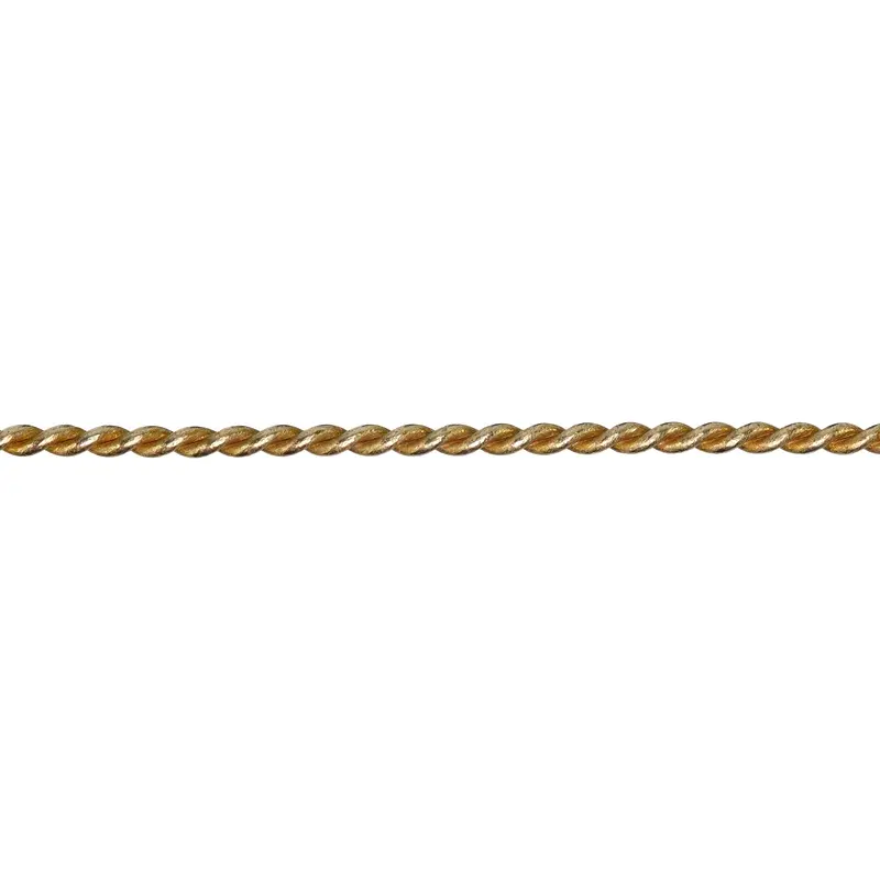 Brass Rope #2 Patterned Wire – 16-Gauge Dead Soft, 6" Minimum Length 1