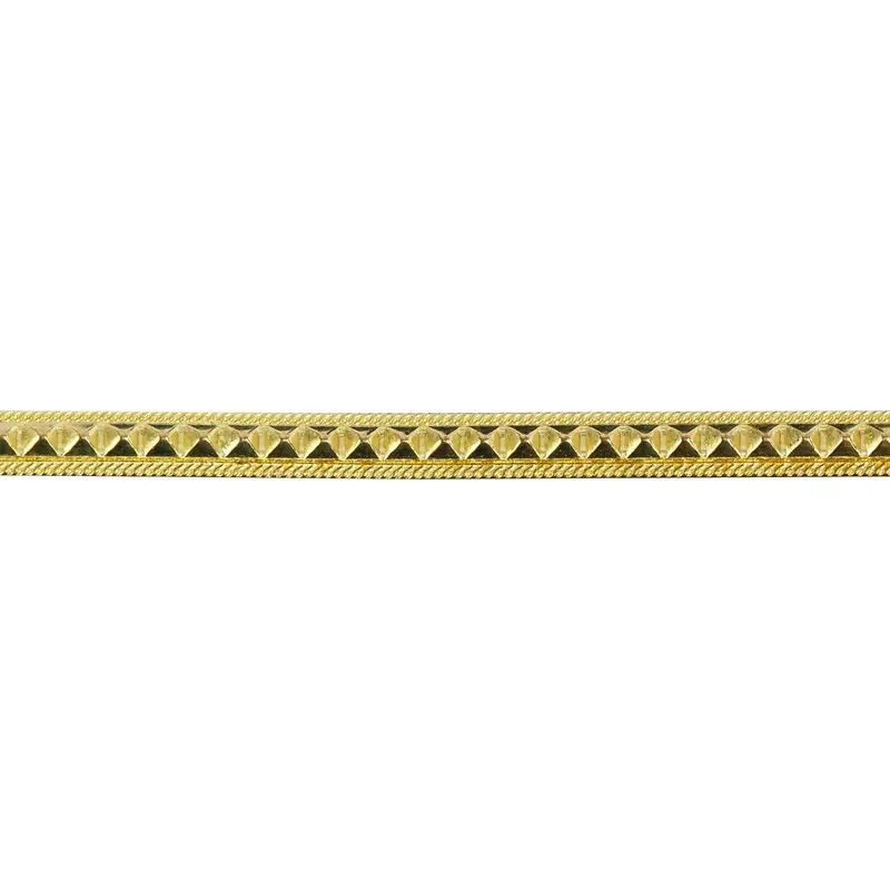 Brass Studded Square Wire – 16-Gauge, Dead Soft, 6" Minimum Length 1