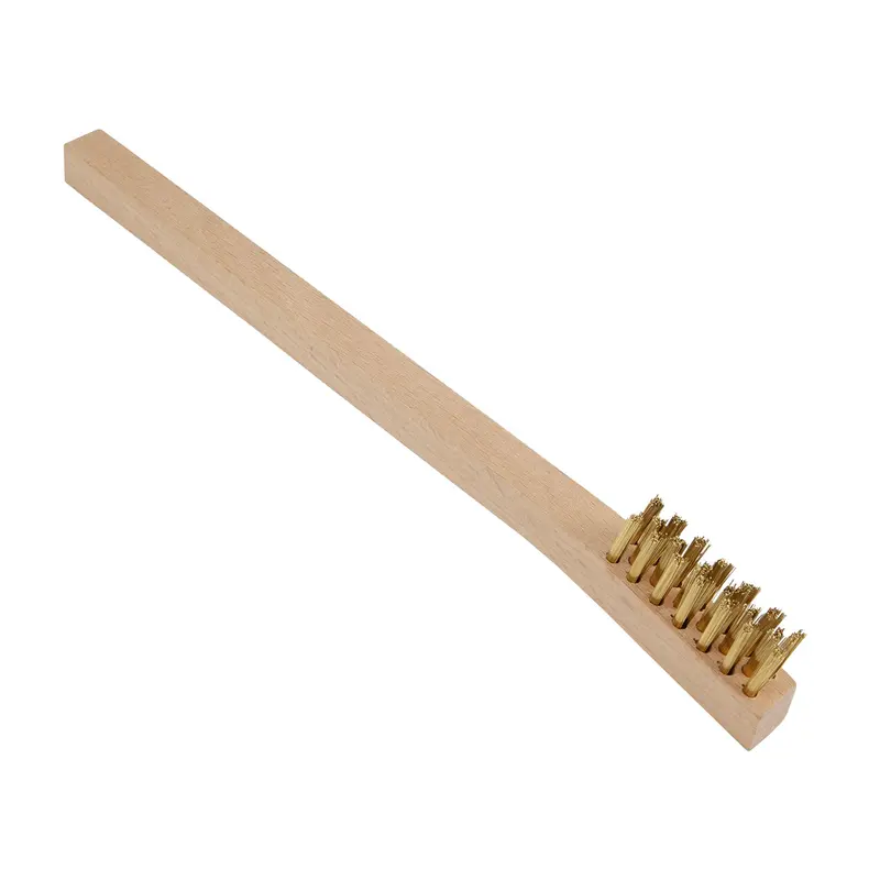 Brass Toothbrush-Style Cleaning Brush 1