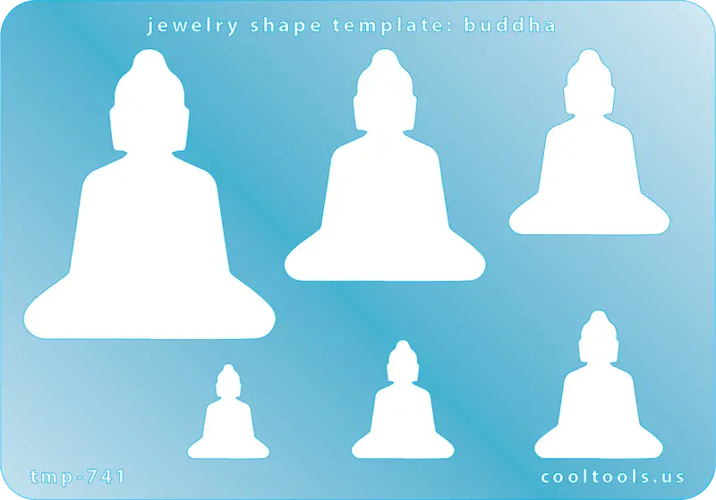 Buddha Profile Jewelry Template For Spiritual Charms 1