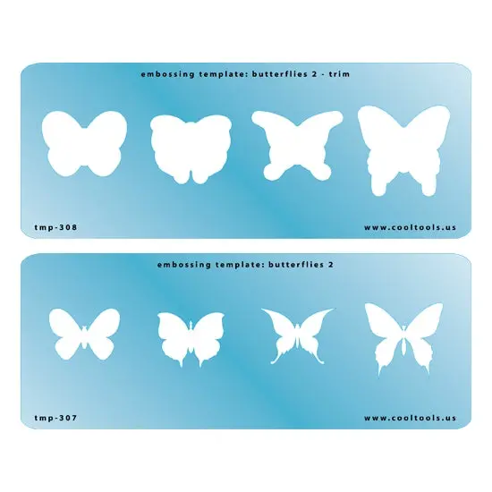 Butterflies 2 Embossing Template Set 1
