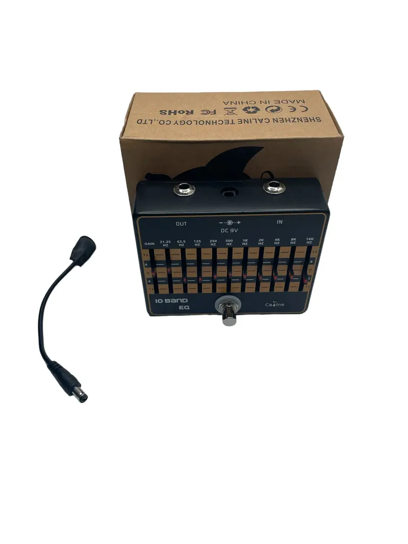 Caline Cp-24 10-Band Graphic Equalizer Pedal For Electric Guitar 1