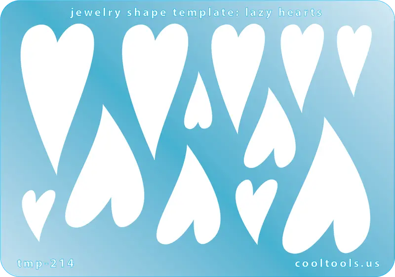 Casual Heart Jewelry Template – Relaxed, Hand-Drawn Style 1