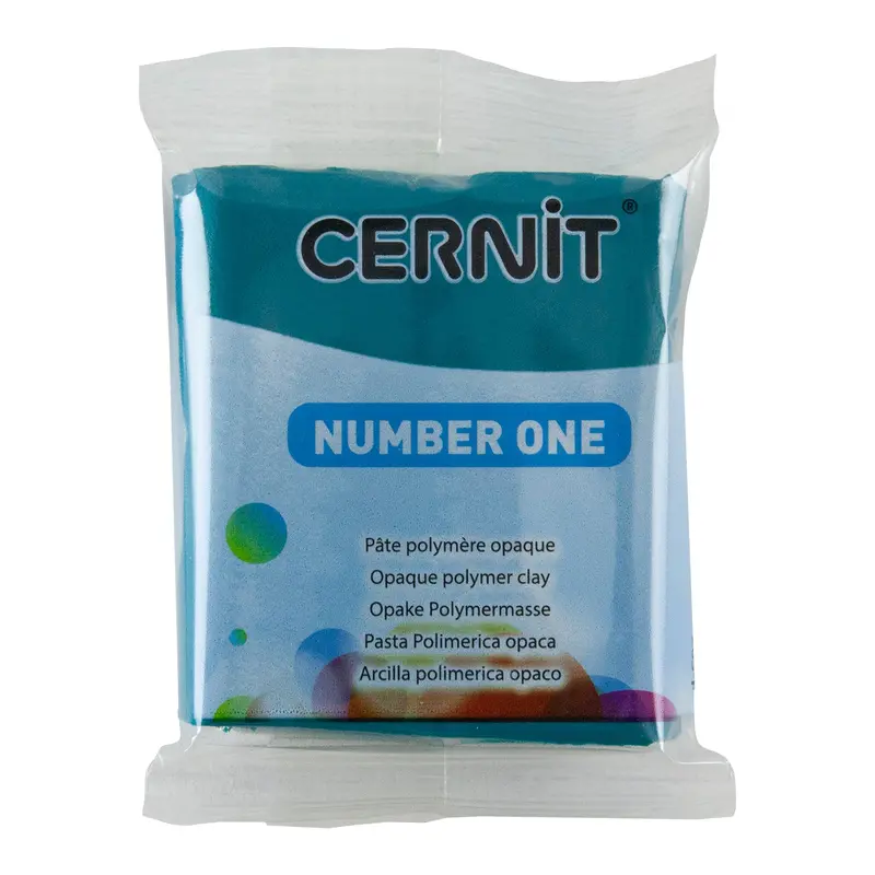 Cernit No.1 Polymer Clay – Pine Green, 2 Oz (56G) Block 1
