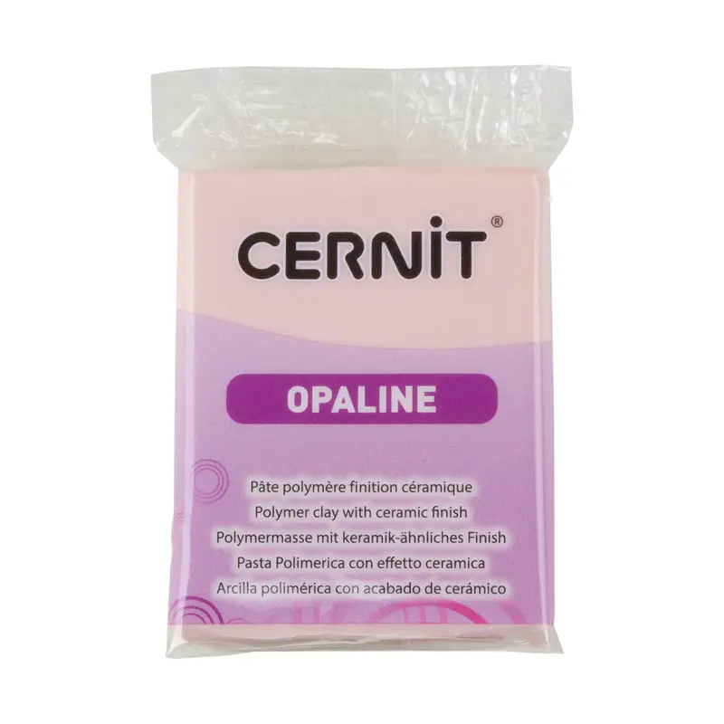 Cernit Opaline Pink Polymer Clay – 2 Oz (56G) Block 1
