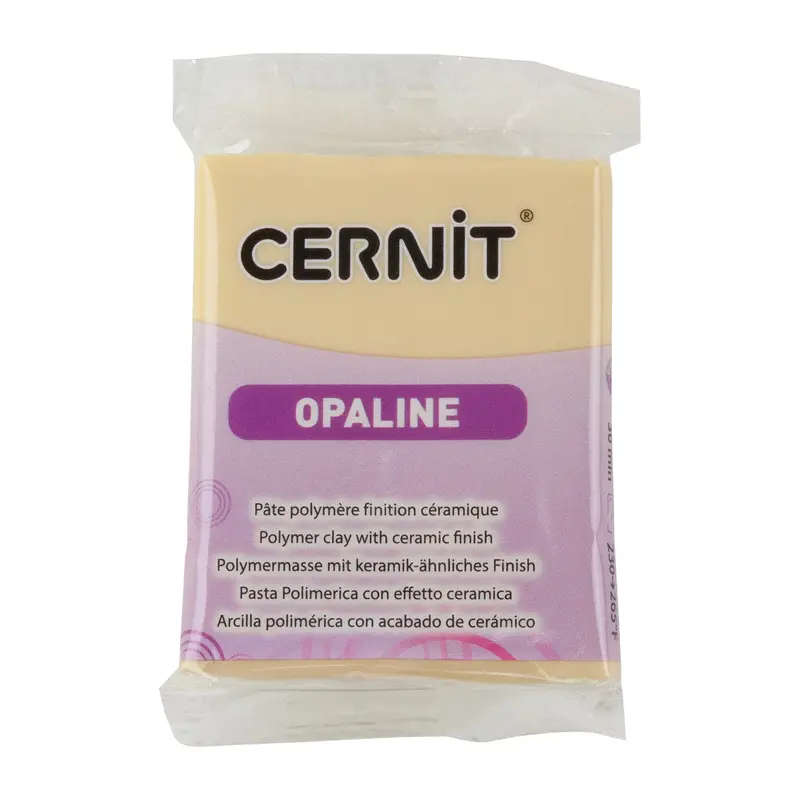 Cernit Opaline Sand Beige Polymer Clay – 2 Oz (56G) Block 1