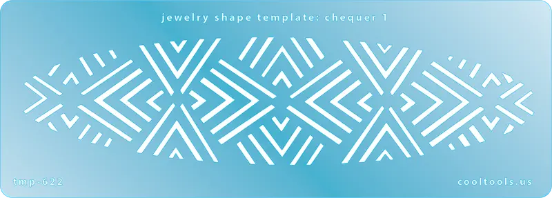 Chequer Pattern Jewelry Template For Diy Crafting 1