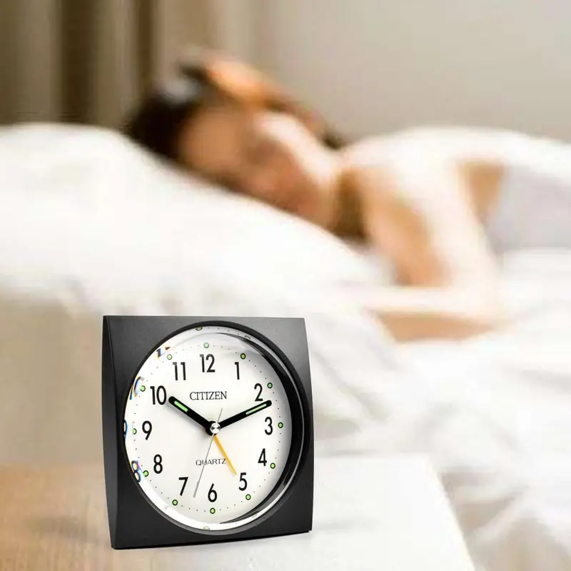Citizen C8115 Quartz Alarm Clock With Gentle Chime Function 1